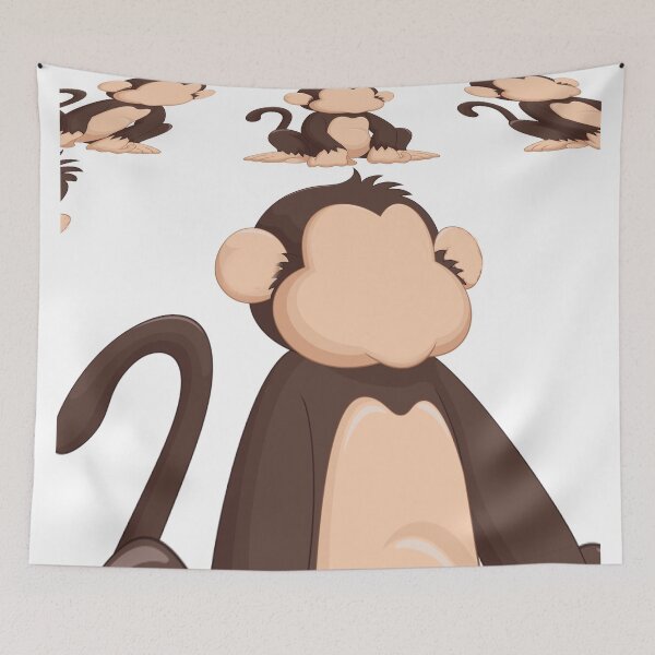 Item preview, Punch monkey t-shirt and stickers designed and sold by Khalid lq.