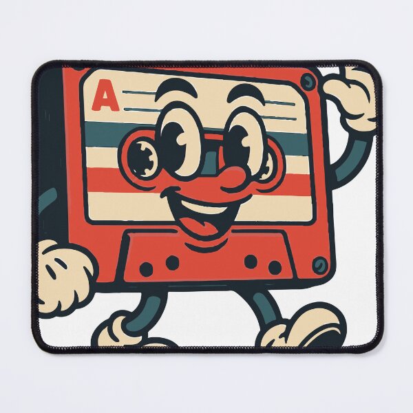 Item preview, A nostalgic cassette tape character inspired by retro music culture. The playful expression and vintage aesthetic make it appealing to fans of retro design designed and sold by Dejbar.