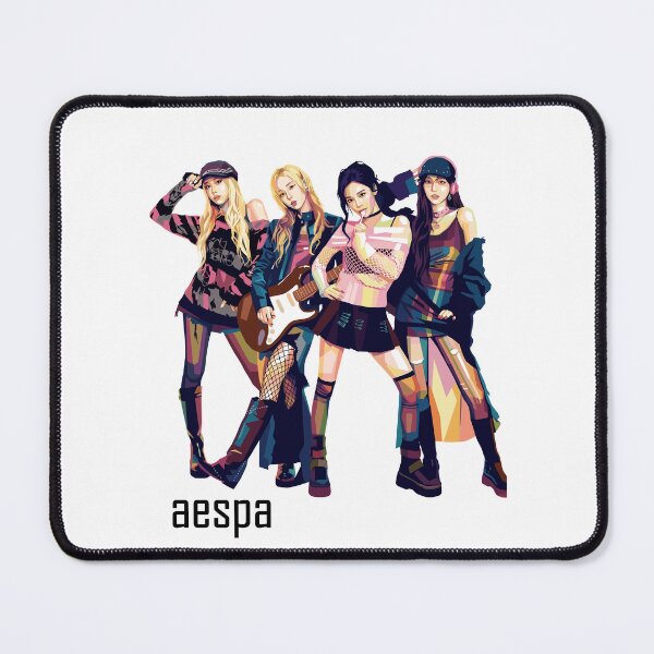 Item preview, aespa (kpop) pop art designed and sold by princejolin.