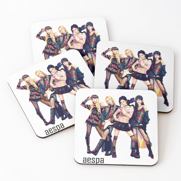 Item preview, aespa (kpop) pop art designed and sold by princejolin.