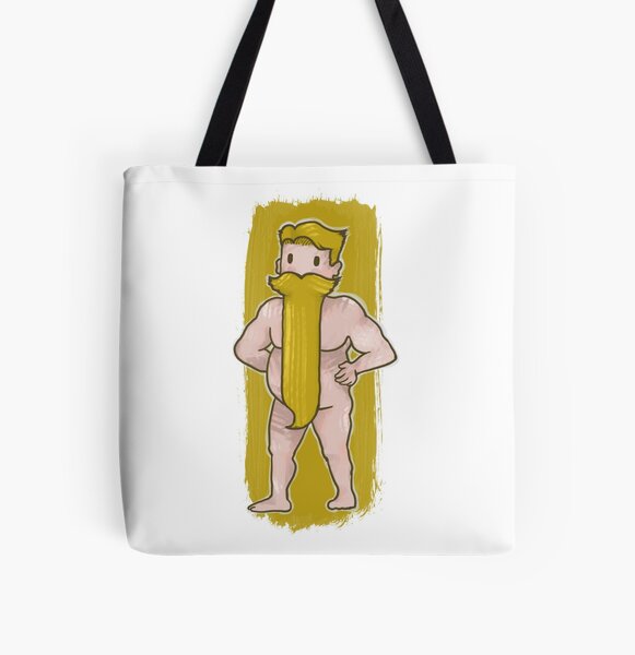 Long beard! All Over Print Tote Bag