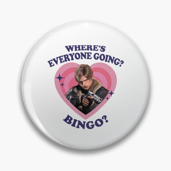 Item preview, Leon Kennedy Where's Everyone Going Bingo designed and sold by madebycoolsouls.