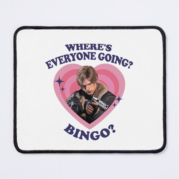 Item preview, Leon Kennedy Where's Everyone Going Bingo designed and sold by madebycoolsouls.