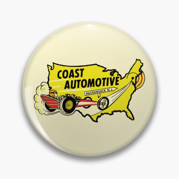 Item preview, Coast Automotive, Hackensack, New Jersey - vintage speed shop designed and sold by retropetrol.