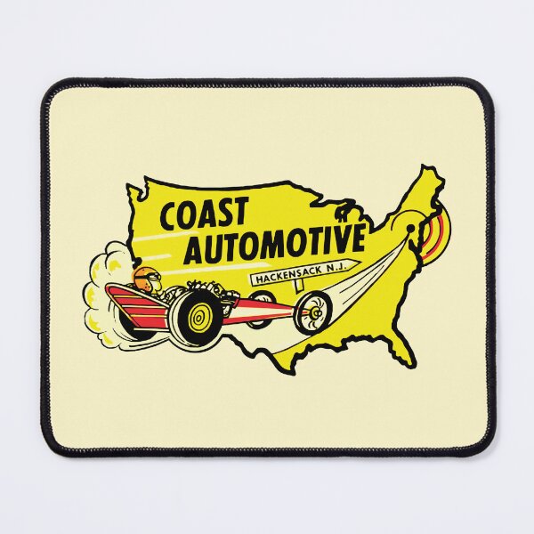 Item preview, Coast Automotive, Hackensack, New Jersey - vintage speed shop designed and sold by retropetrol.