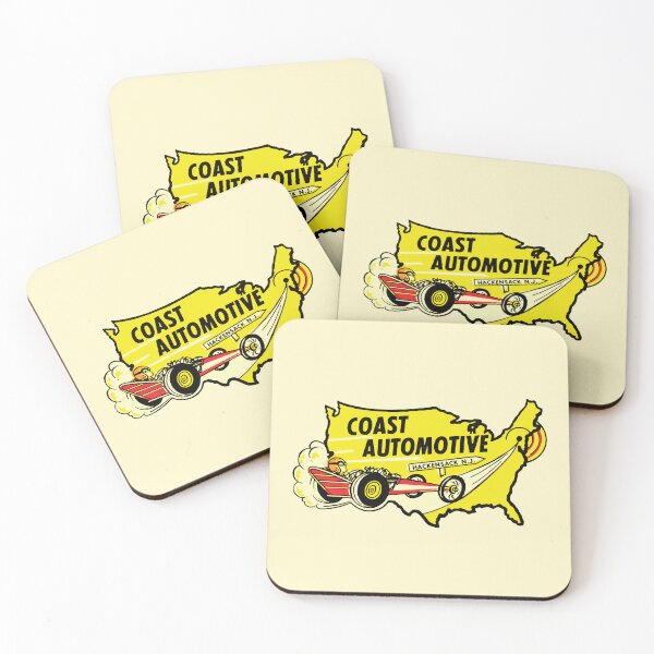 Item preview, Coast Automotive, Hackensack, New Jersey - vintage speed shop designed and sold by retropetrol.