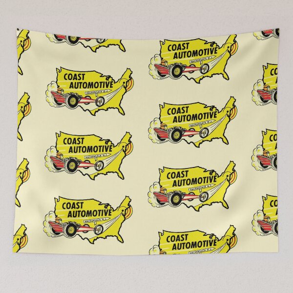 Item preview, Coast Automotive, Hackensack, New Jersey - vintage speed shop designed and sold by retropetrol.