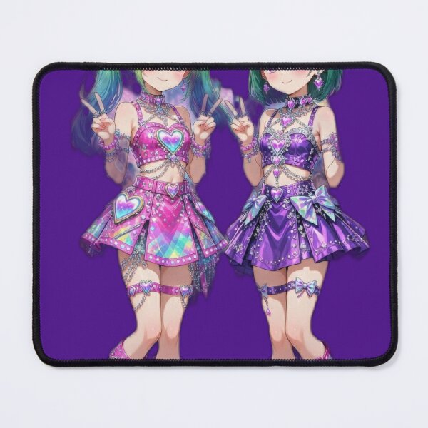 Item preview, Neon Idol Twin Magical Girls Tokyo Night designed and sold by RadaQueen.