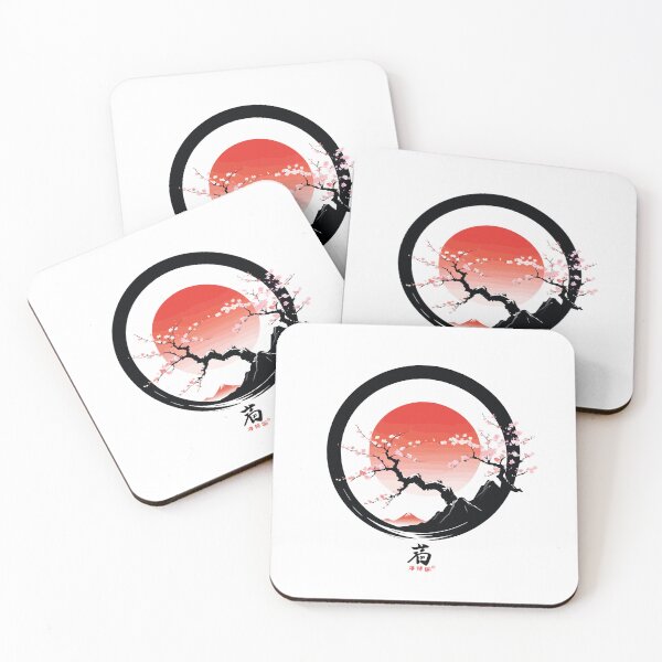 Item preview, The breath of the cherry blossom Sakura on Fuji San designed and sold by Kooki Designs.