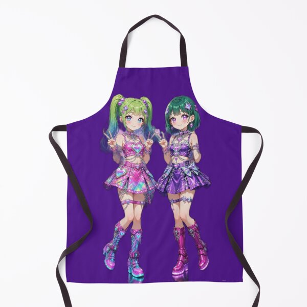 Item preview, Neon Idol Twin Magical Girls Tokyo Night designed and sold by RadaQueen.