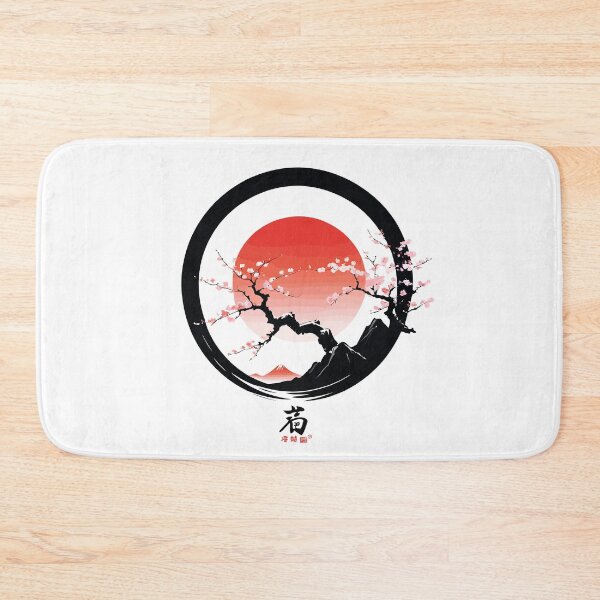 Item preview, The breath of the cherry blossom Sakura on Fuji San designed and sold by Kooki Designs.