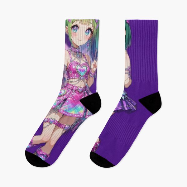 Item preview, Neon Idol Twin Magical Girls Tokyo Night designed and sold by RadaQueen.