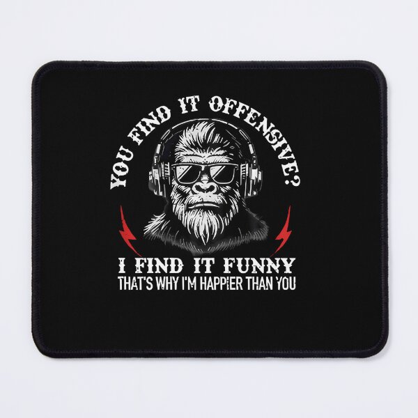Item preview, You Find It Offensive I Find It Funny Monkey On Back T-Shirt designed and sold by CcConsultingS.
