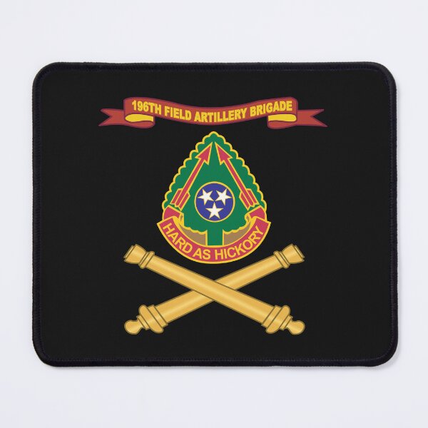 Item preview, Army - 196th Field Artillery Brigade DUI w Ribbon - Br X 300 designed and sold by Military Insignia Products.