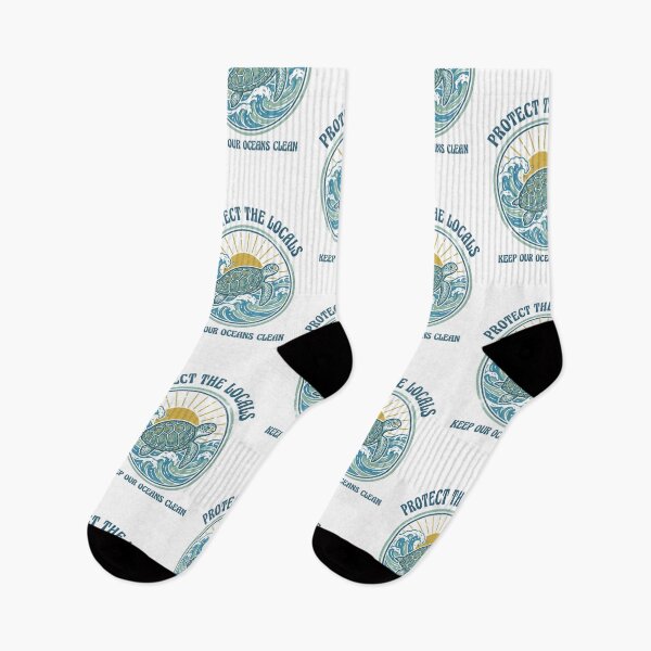 Item preview, Protect the Locals Sea Turtle T-Shirt — Keep Our Oceans Clean, Ocean Conservation Gift, Vintage Wave Tee designed and sold by Luminari Creations.