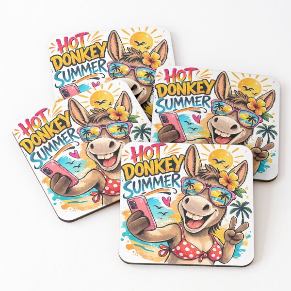 Item preview, Hot Donkey Summer designed and sold by DonkeysinBras.