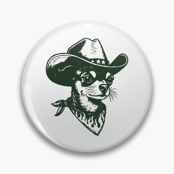 Item preview, Chihuahua Cowboy Western Outlaw Dog designed and sold by BrownHorse90s.