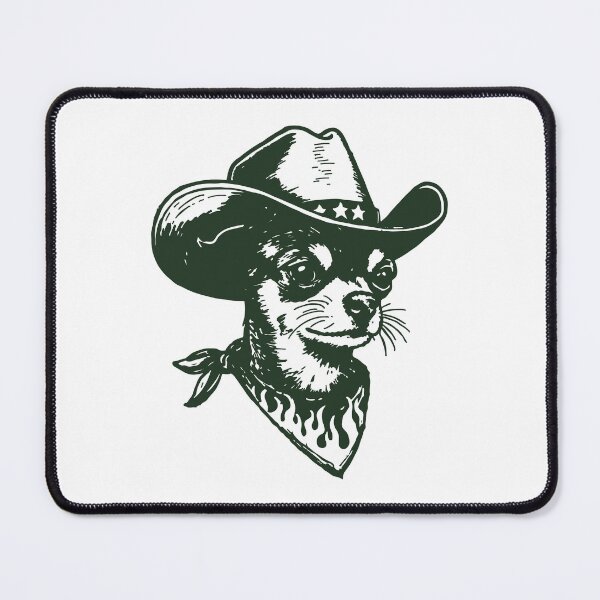 Item preview, Chihuahua Cowboy Western Outlaw Dog designed and sold by BrownHorse90s.