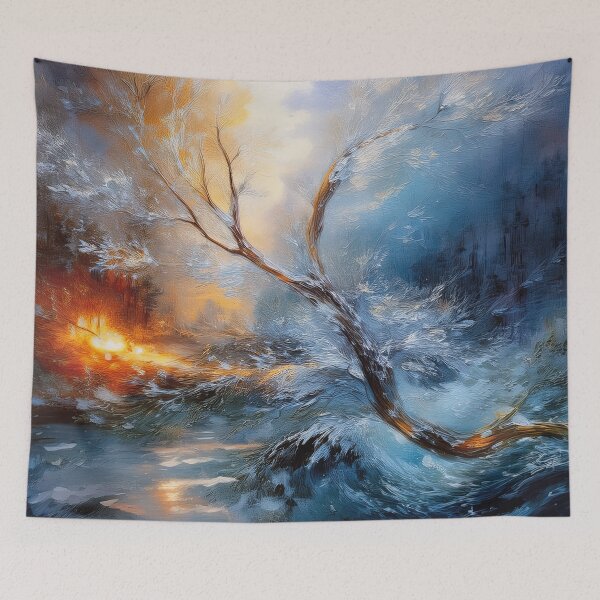 Item preview, Beautiful winter art with light, water and snow designed and sold by Photopat.