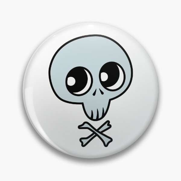 Item preview, Cute Skull with Crossing Bones 2 designed and sold by Art by Nath.