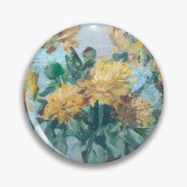 Item preview, Vase of Chrysanthemums designed and sold by SharonTheFirst.