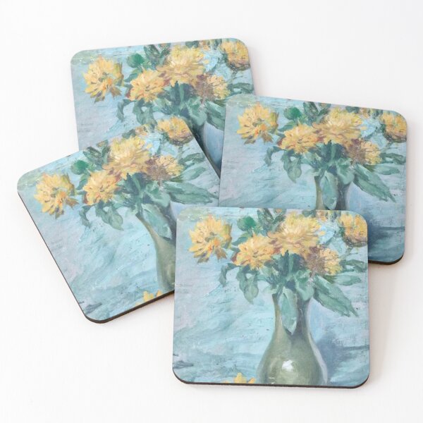 Item preview, Vase of Chrysanthemums designed and sold by SharonTheFirst.
