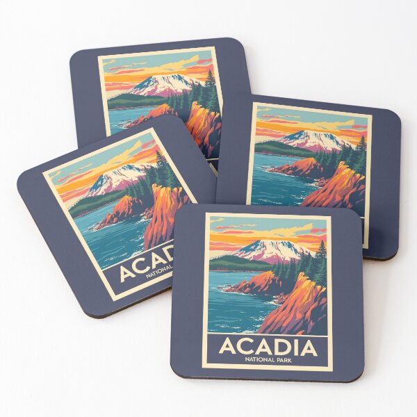 Item preview, Acadia National Park - Maine  designed and sold by StudioRedKoala.