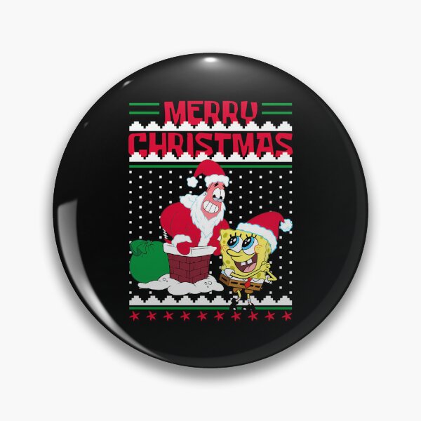 Item preview, Spongebob Squarepants Christmas Santa Patrick In Chimney designed and sold by PonifasioSamoa.