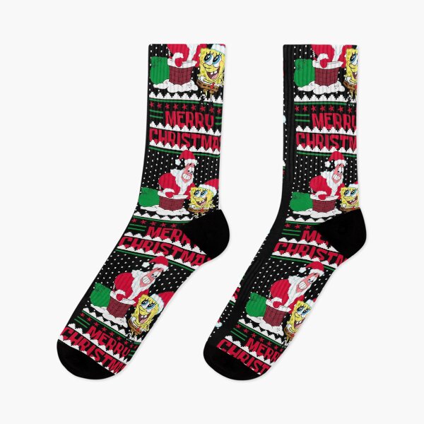 Item preview, Spongebob Squarepants Christmas Santa Patrick In Chimney designed and sold by PonifasioSamoa.