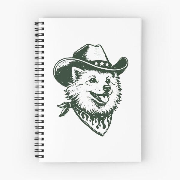 Item preview, Pomeranian Cowboy Western Outlaw Dog designed and sold by BrownHorse90s.
