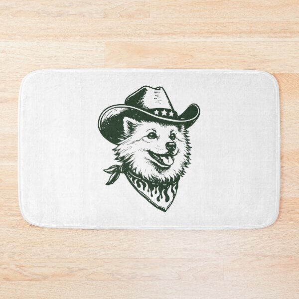 Item preview, Pomeranian Cowboy Western Outlaw Dog designed and sold by BrownHorse90s.