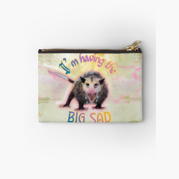 Item preview, Opossum Big SAD trash energy designed and sold by mooncakekaro.