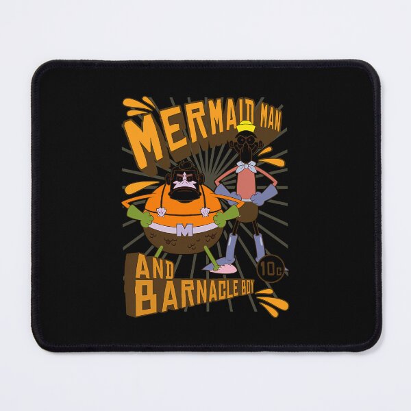 Item preview, Spongebob Squarepants Mermaid Man And Barnacle Boy designed and sold by PonifasioSamoa.