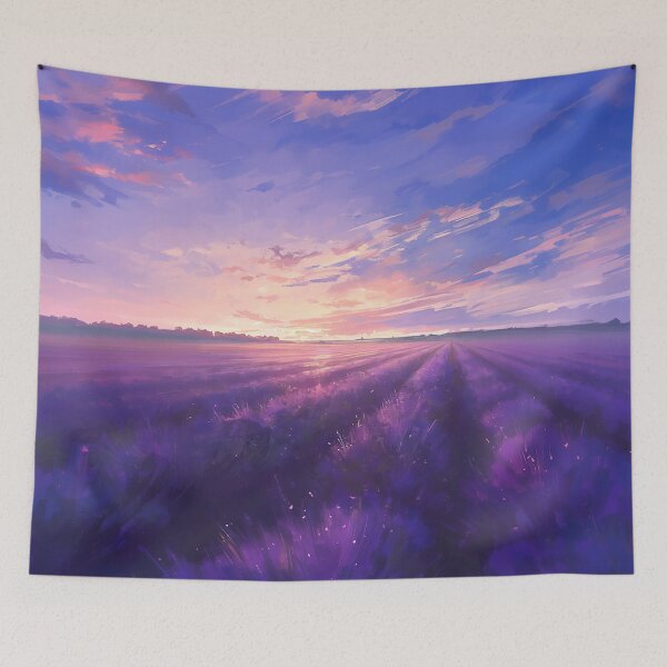 Item preview, Vibrant Lavender Fields at Sunrise designed and sold by Christian Weiss.