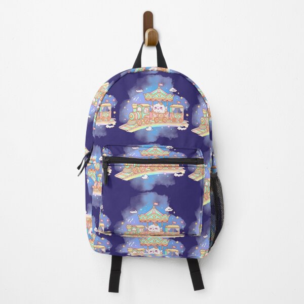 Item preview, Kawaii Dreamy Cloud Adventure Train – Pastel Aesthetic Series designed and sold by MBBialyPiksel.