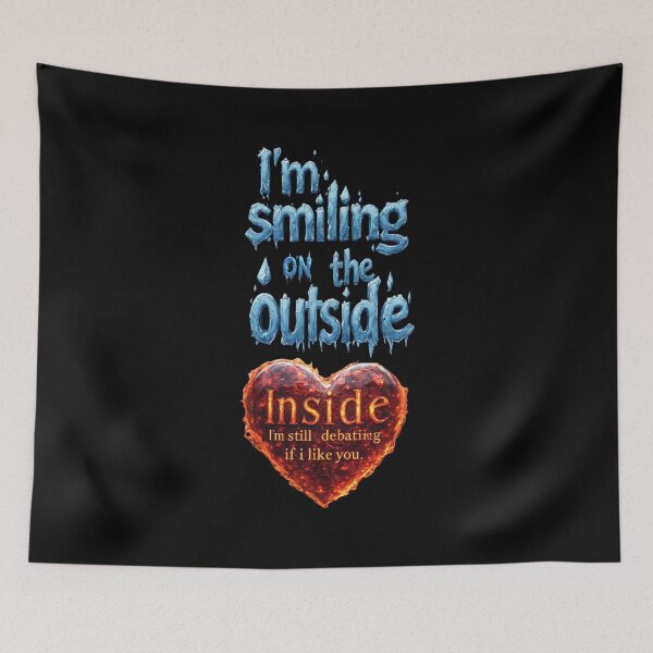 Item preview, I’m smiling on the outside. Inside, I’m still debating if I like you designed and sold by Pirate-Coast.