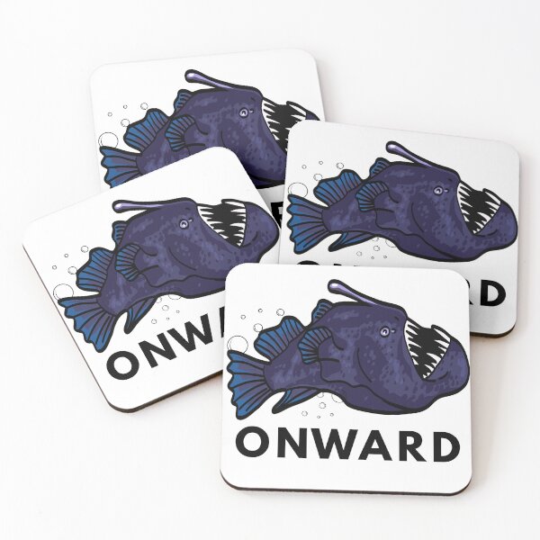 Item preview, “Onward” anglerfish graphic designed and sold by halesyeahhh.