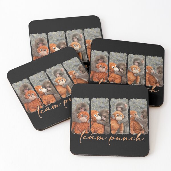 Item preview, Cute Monkey Plush Team Punch Funny Friendship Meme Animal designed and sold by PhocoNibict.