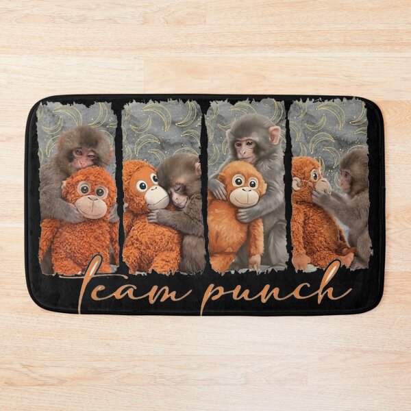 Item preview, Cute Monkey Plush Team Punch Funny Friendship Meme Animal designed and sold by PhocoNibict.