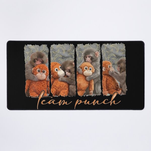 Item preview, Cute Monkey Plush Team Punch Funny Friendship Meme Animal designed and sold by PhocoNibict.