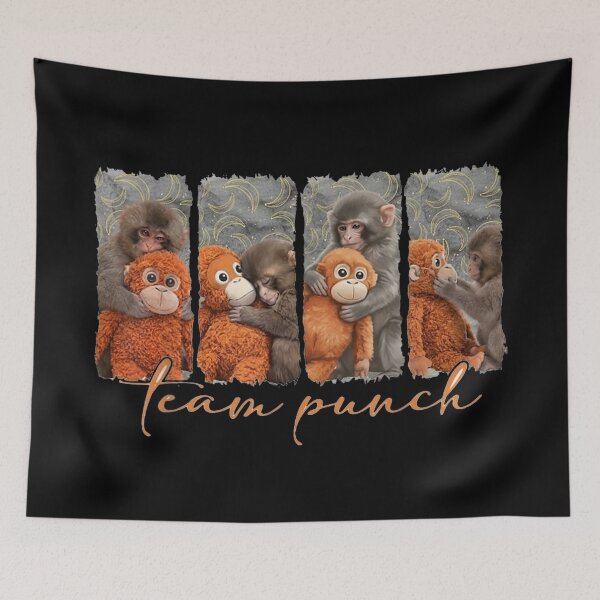 Item preview, Cute Monkey Plush Team Punch Funny Friendship Meme Animal designed and sold by PhocoNibict.