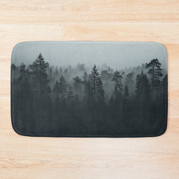 Item preview, Silent Foggy Woodland Pine Landscape designed and sold by Christian Weiss.