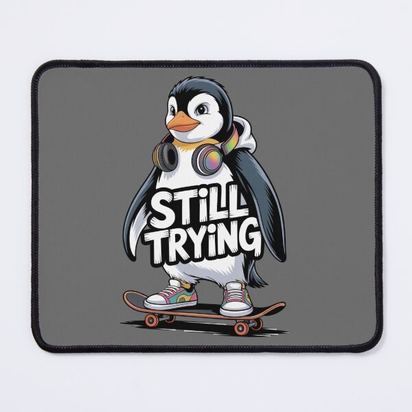 Item preview, graffiti penguin skater – board tricks - streetwear - kickflip - skateboarding - skater - skate life - skate culture - Skateboarding animal designed and sold by JansenGS.
