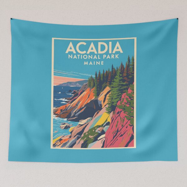 Item preview, Acadia National Park - Maine  designed and sold by StudioRedKoala.