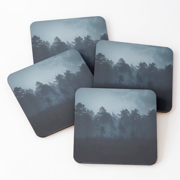 Item preview, Stormy Mist Over Pine Forest designed and sold by Christian Weiss.