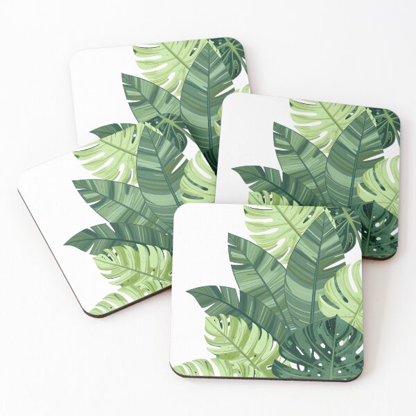 Item preview, Monstera and Banana Leaves designed and sold by SparroCreative.
