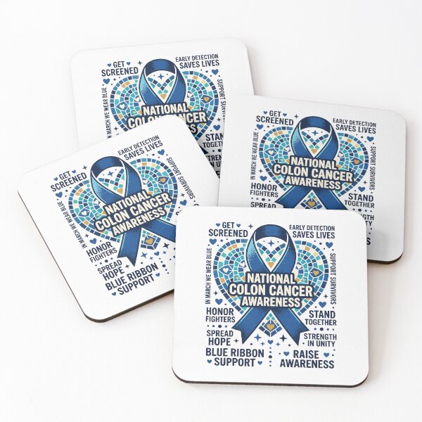 Item preview, National Colon Cancer Awareness March Blue Colorectal Cancer  designed and sold by FrankIsabel.