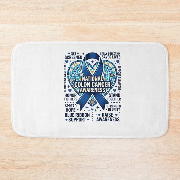 Item preview, National Colon Cancer Awareness March Blue Colorectal Cancer  designed and sold by FrankIsabel.