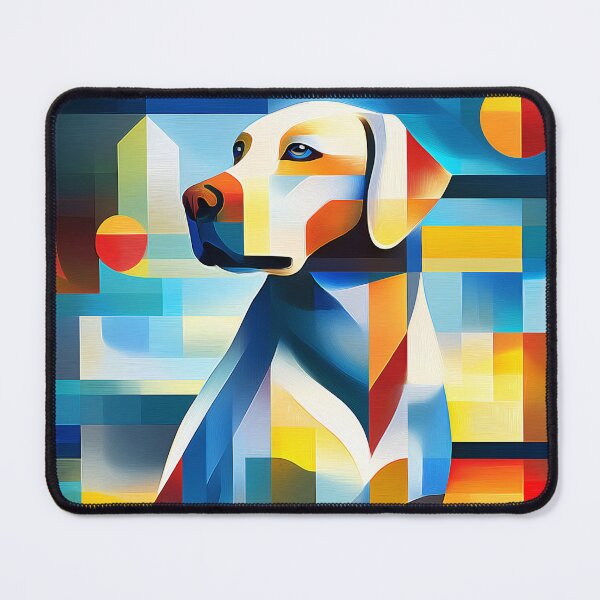 Item preview, Geometric Labrador retriever in Colorful Blocks designed and sold by lautir.