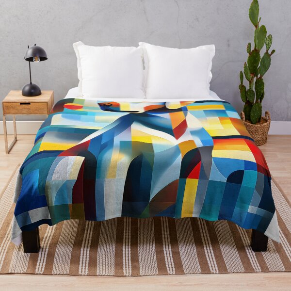 Item preview, Geometric Labrador retriever in Colorful Blocks designed and sold by lautir.